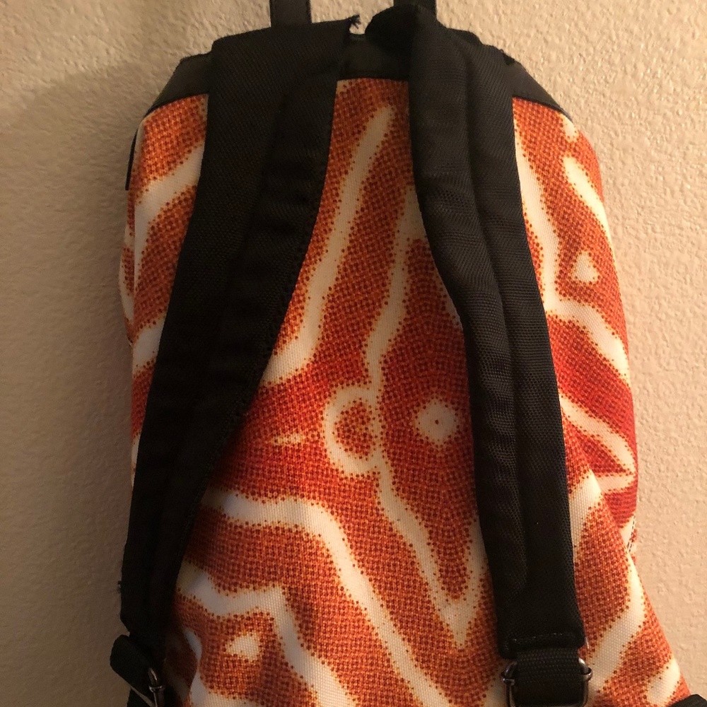 Zebra Print Canvas Backpack - image 3
